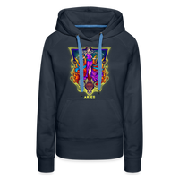 Thumbnail for Women’s Cosmic Aries Premium Hoodie - navy