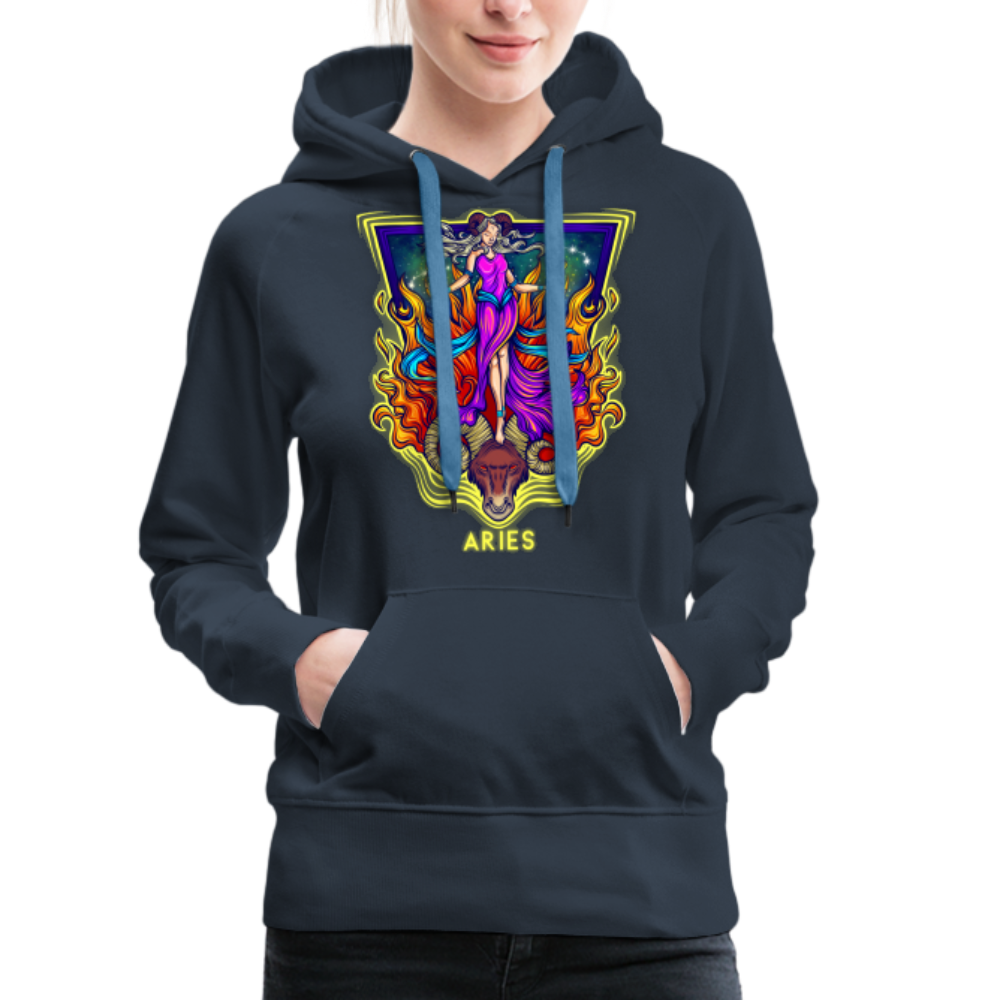 Women’s Cosmic Aries Premium Hoodie - navy