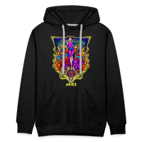 Thumbnail for Men’s Cosmic Aries Premium Hoodie - black