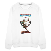 Thumbnail for Women’s Astral Sagittarius Premium Sweatshirt - white