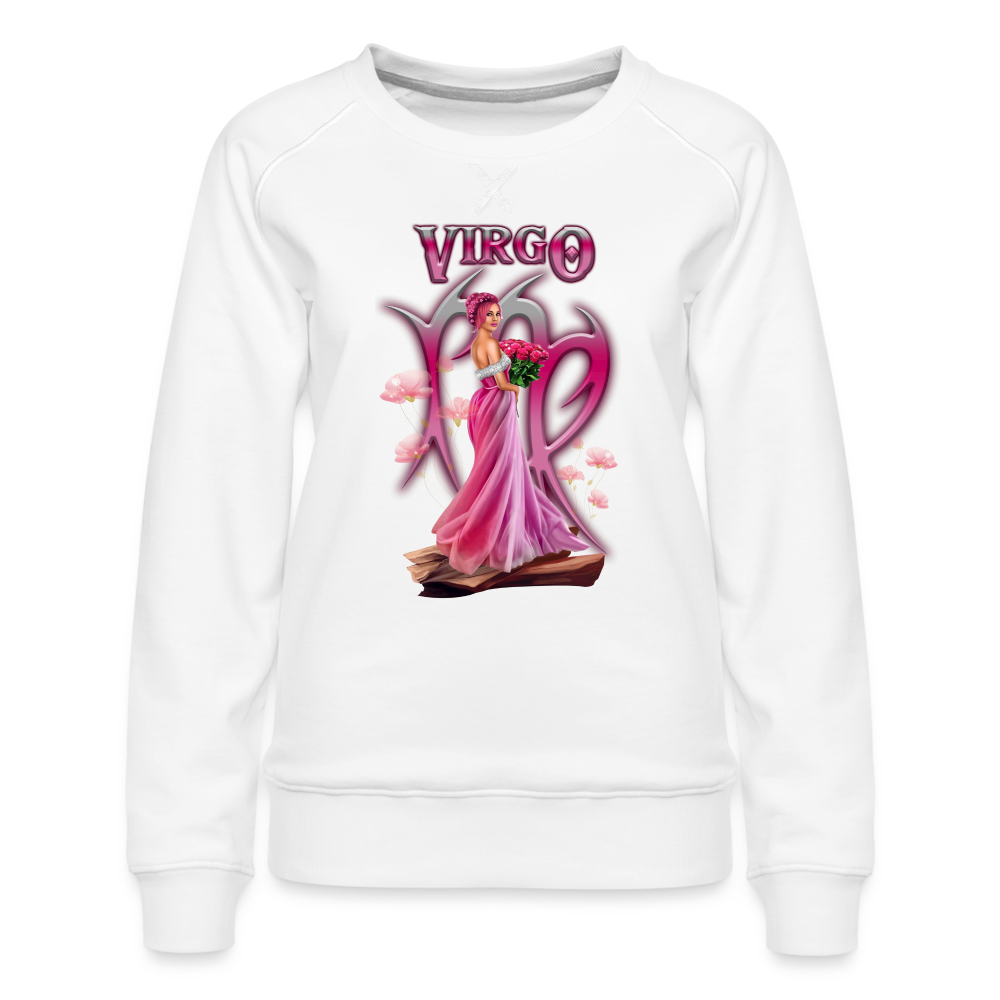 Women’s Astral Virgo Premium Sweatshirt - white