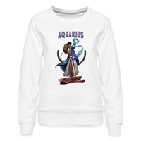 Thumbnail for Women’s Astral Aquarius Premium Sweatshirt - white