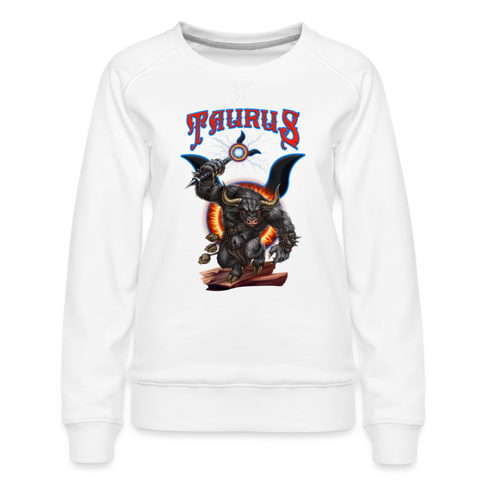 Women’s Astral Taurus Premium Sweatshirt - white