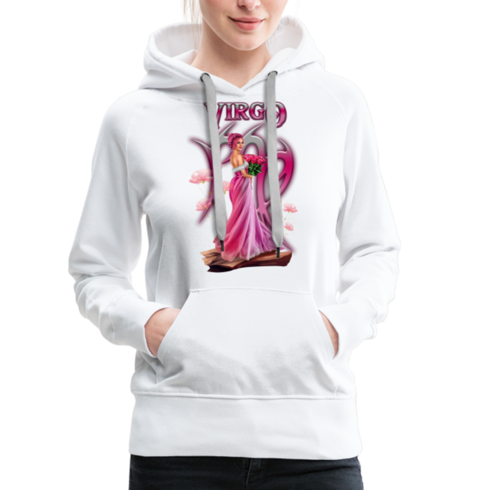 Women’s Astral Virgo Premium Hoodie - white