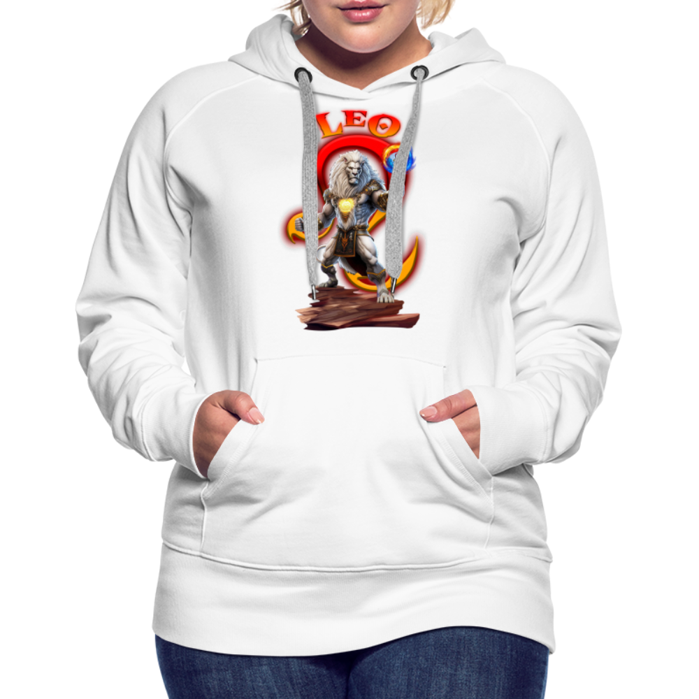 Women’s Astral Leo Premium Hoodie - white