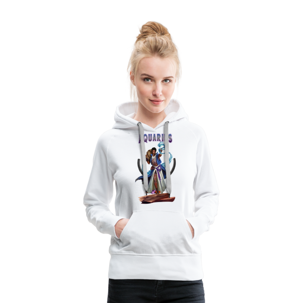 Women’s Astral Aquarius Premium Hoodie - white