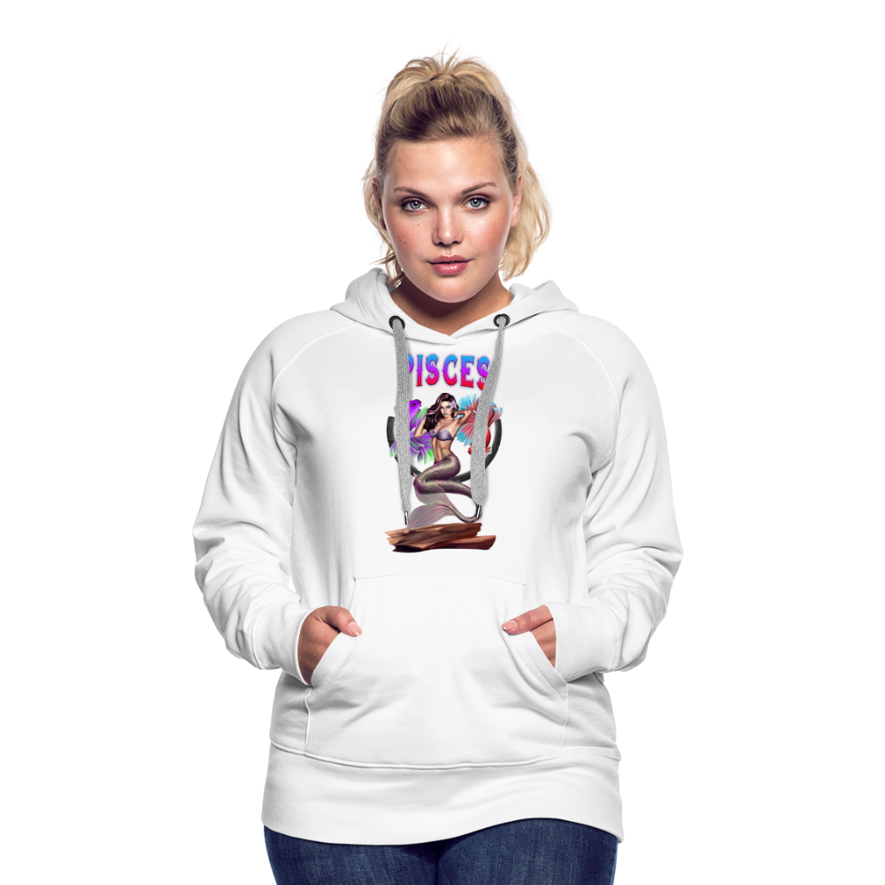 Women’s Astral Pisces Premium Hoodie - white