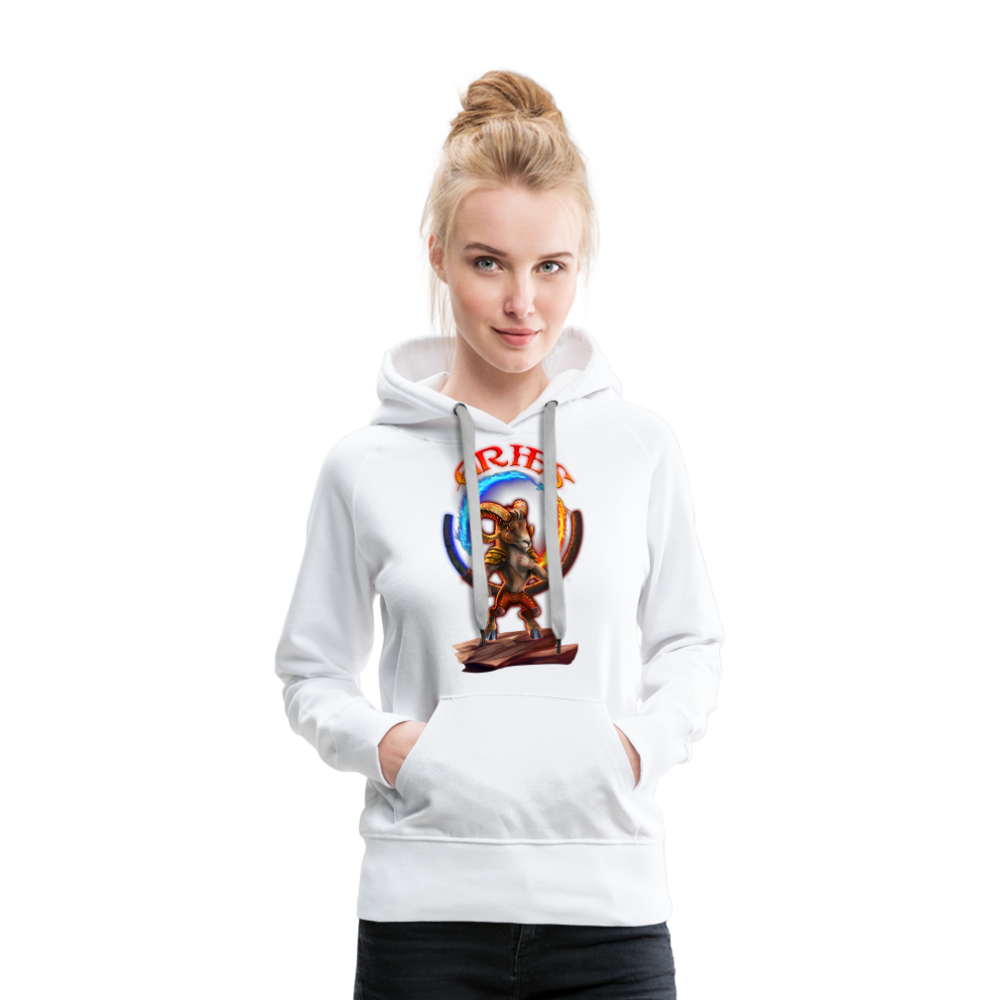 Women’s Astral Aries Premium Hoodie - white