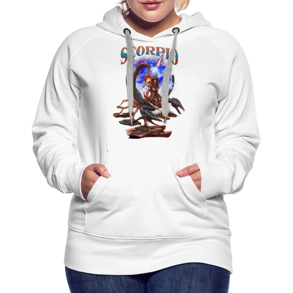 Women’s Astral Scorpio Premium Hoodie - white