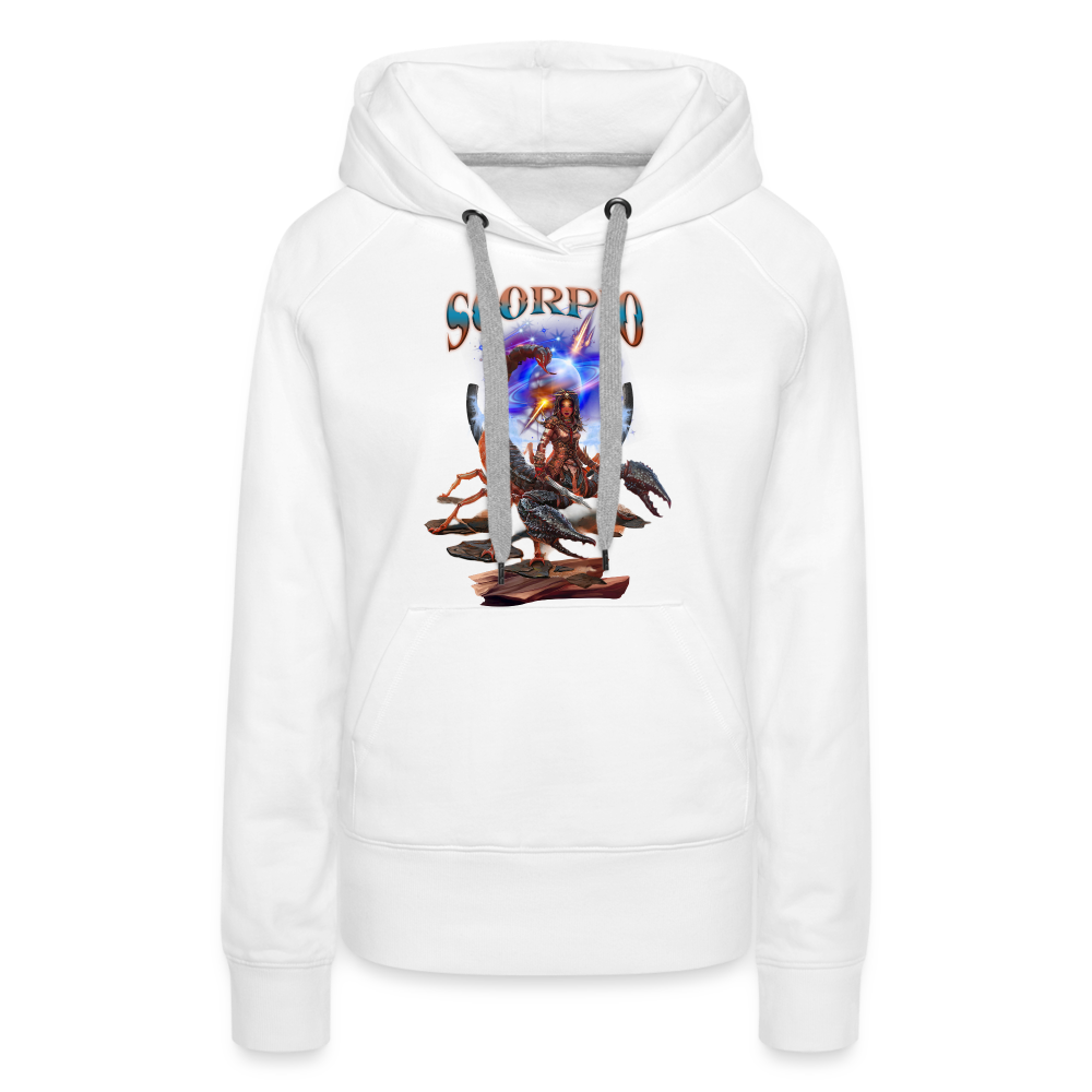 Women’s Astral Scorpio Premium Hoodie - white