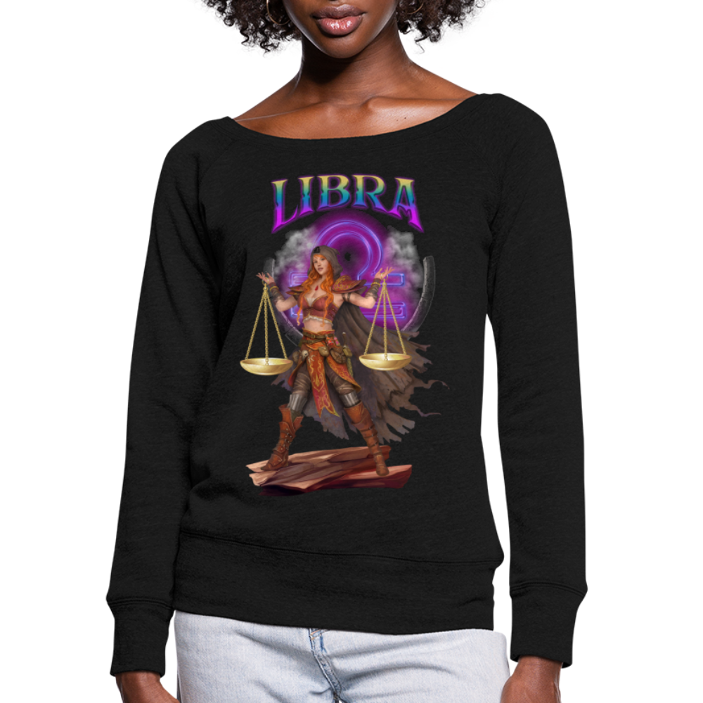Women's Astral Libra Wideneck Sweatshirt - black