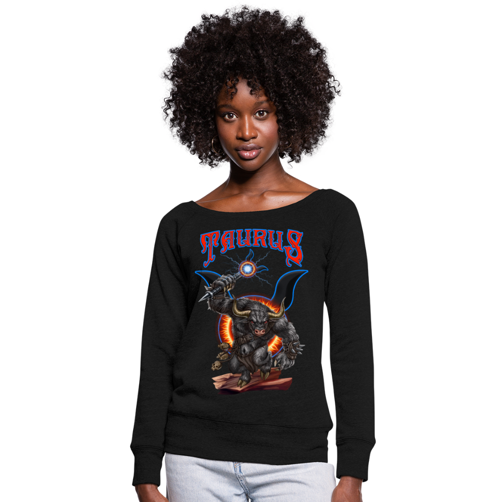 Women's Astral Taurus Wideneck Sweatshirt - black