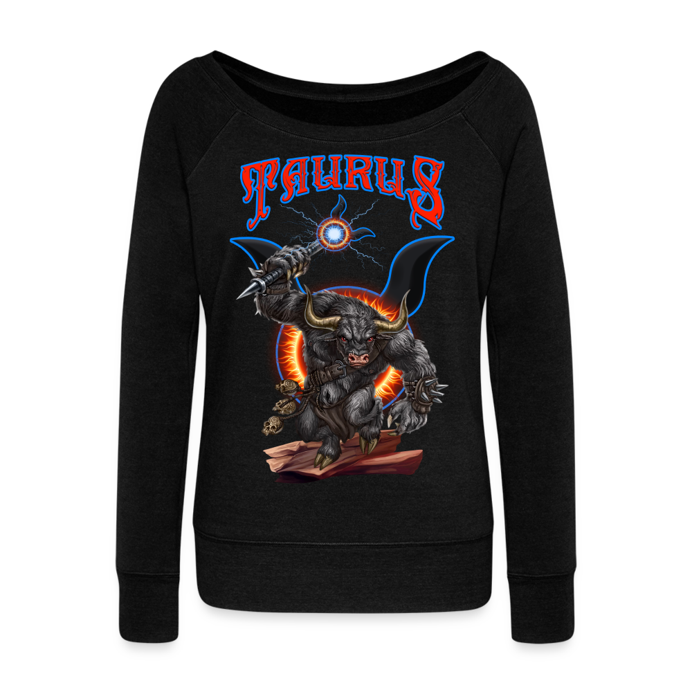 Women's Astral Taurus Wideneck Sweatshirt - black