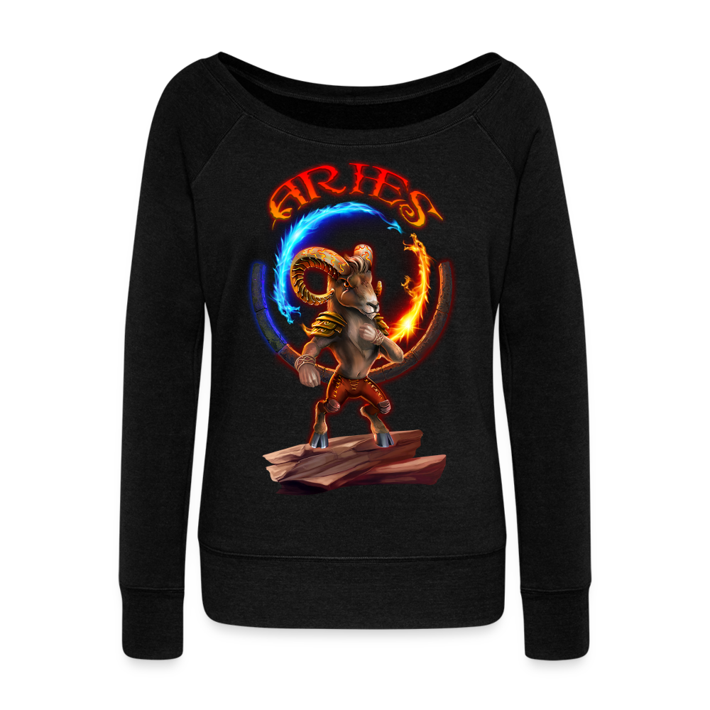 Women's Astral Aries Wideneck Sweatshirt - black