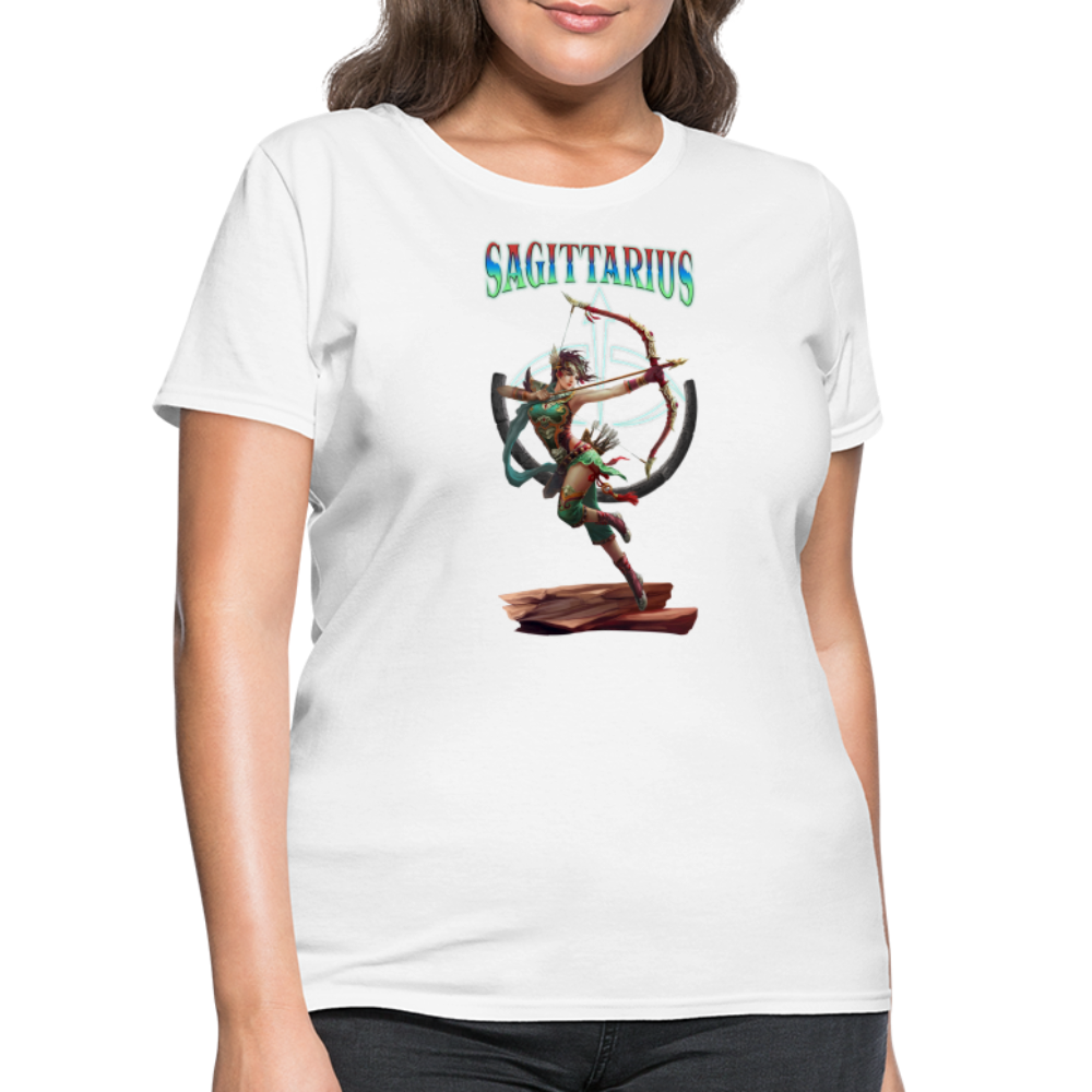 Astral Sagittarius Women's T-Shirt - white