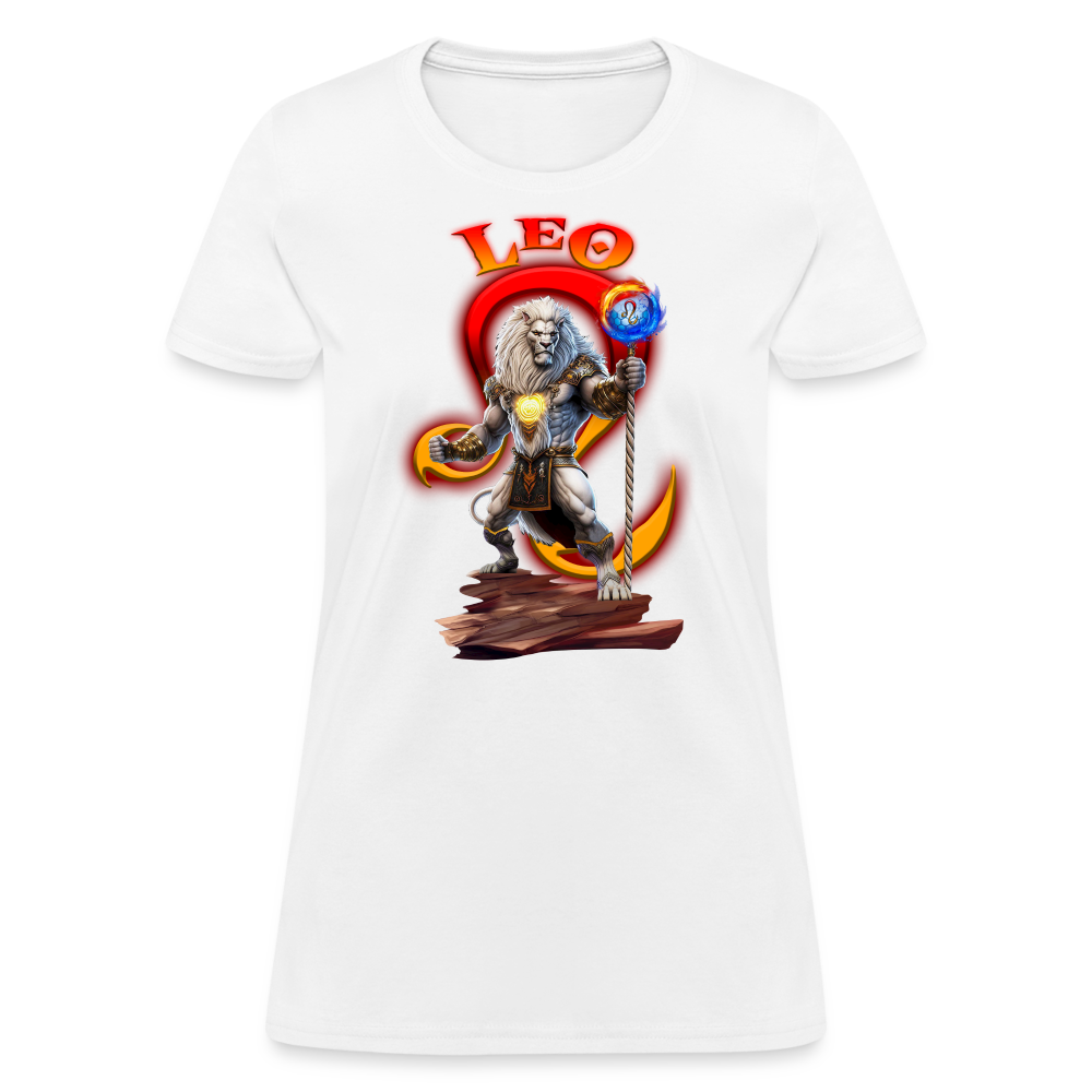 Astral Leo Women's T-Shirt - white