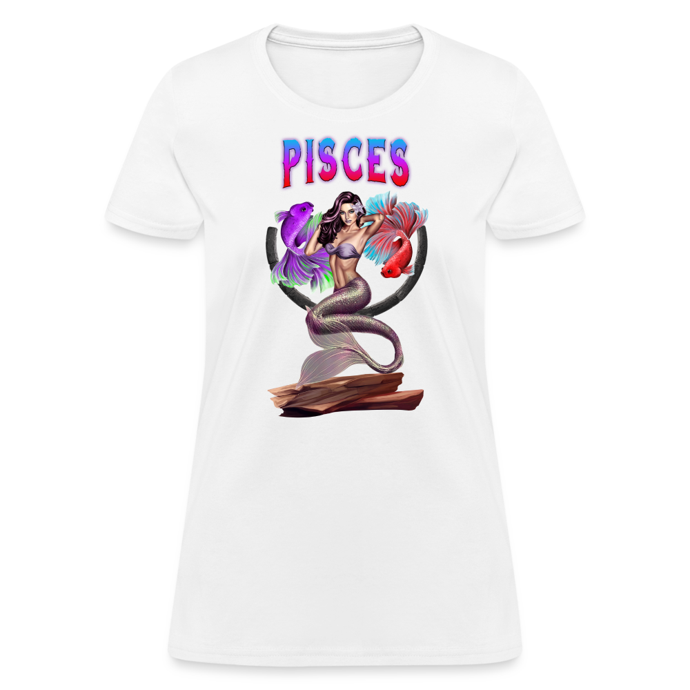 Women's Astral Pisces T-Shirt - white