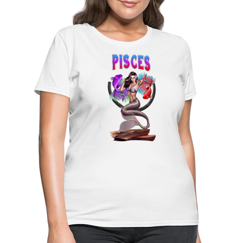 Women's Astral Pisces T-Shirt - white