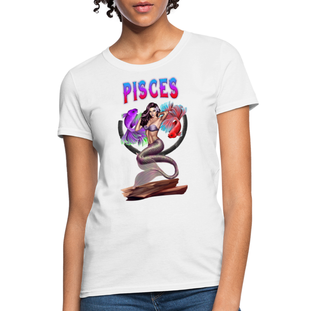 Women's Astral Pisces T-Shirt - white