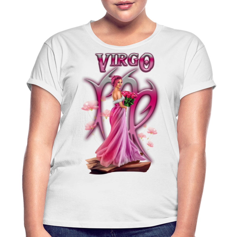 Women's Astral Virgo Relaxed Fit T-Shirt - white