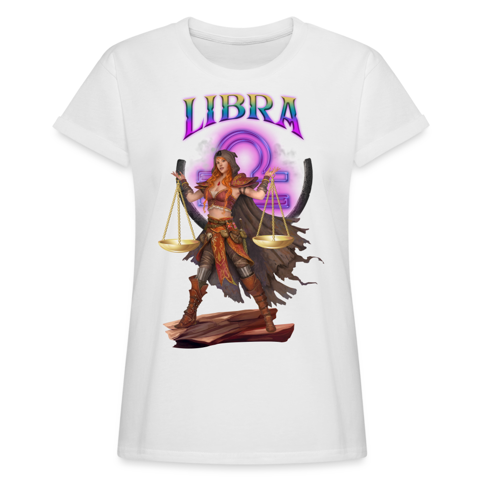Women's Astral Libra Relaxed Fit T-Shirt - white
