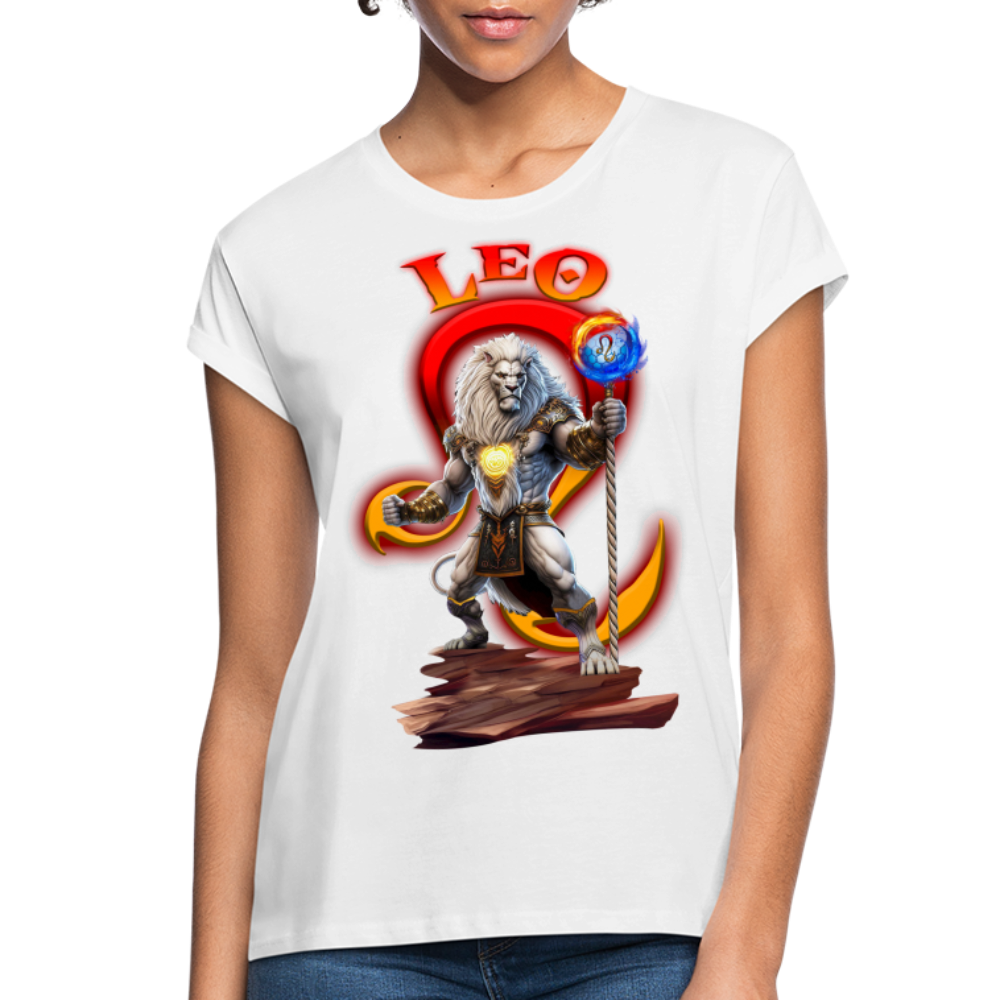 Women's Astral Leo Relaxed Fit T-Shirt - white