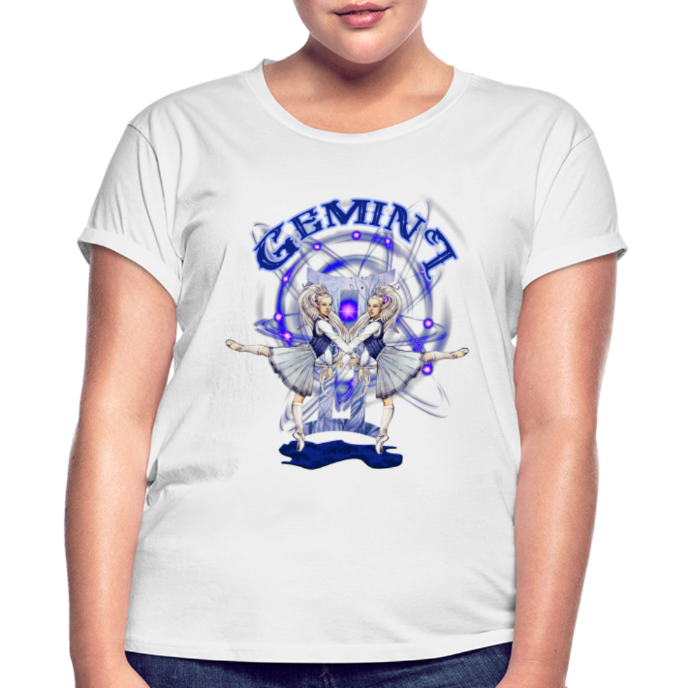 Women's Astral Gemini Relaxed Fit T-Shirt - white