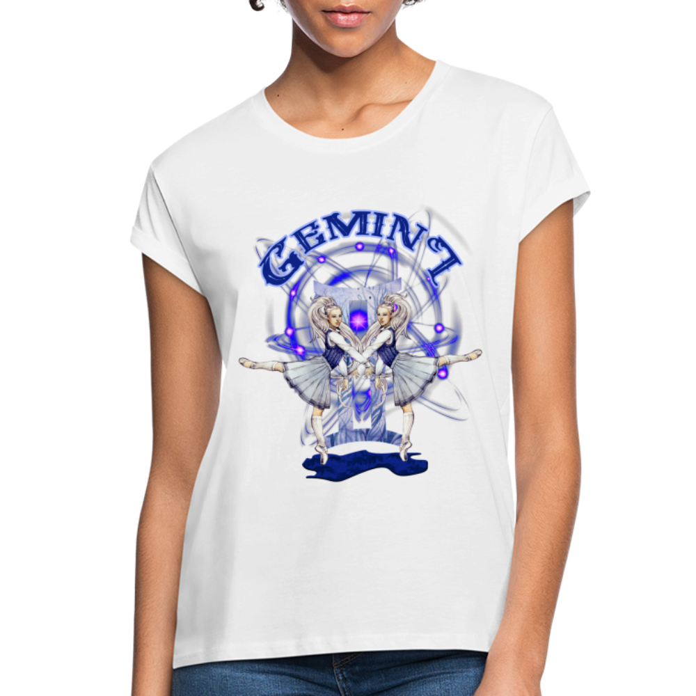 Women's Astral Gemini Relaxed Fit T-Shirt - white