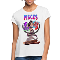 Thumbnail for Women's Astral Pisces Relaxed Fit T-Shirt - white