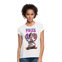 Thumbnail for Women's Astral Pisces Relaxed Fit T-Shirt - white