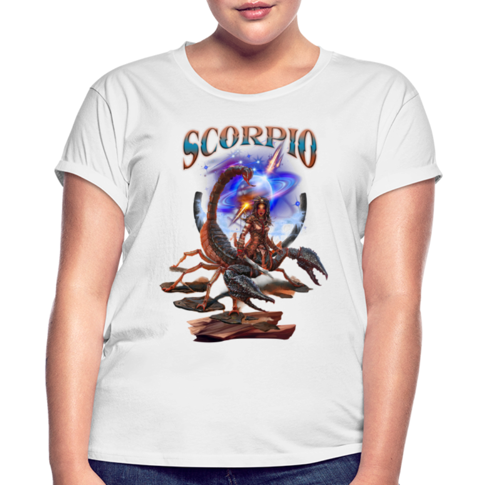 Women's Astral Scorpio Relaxed Fit T-Shirt - white