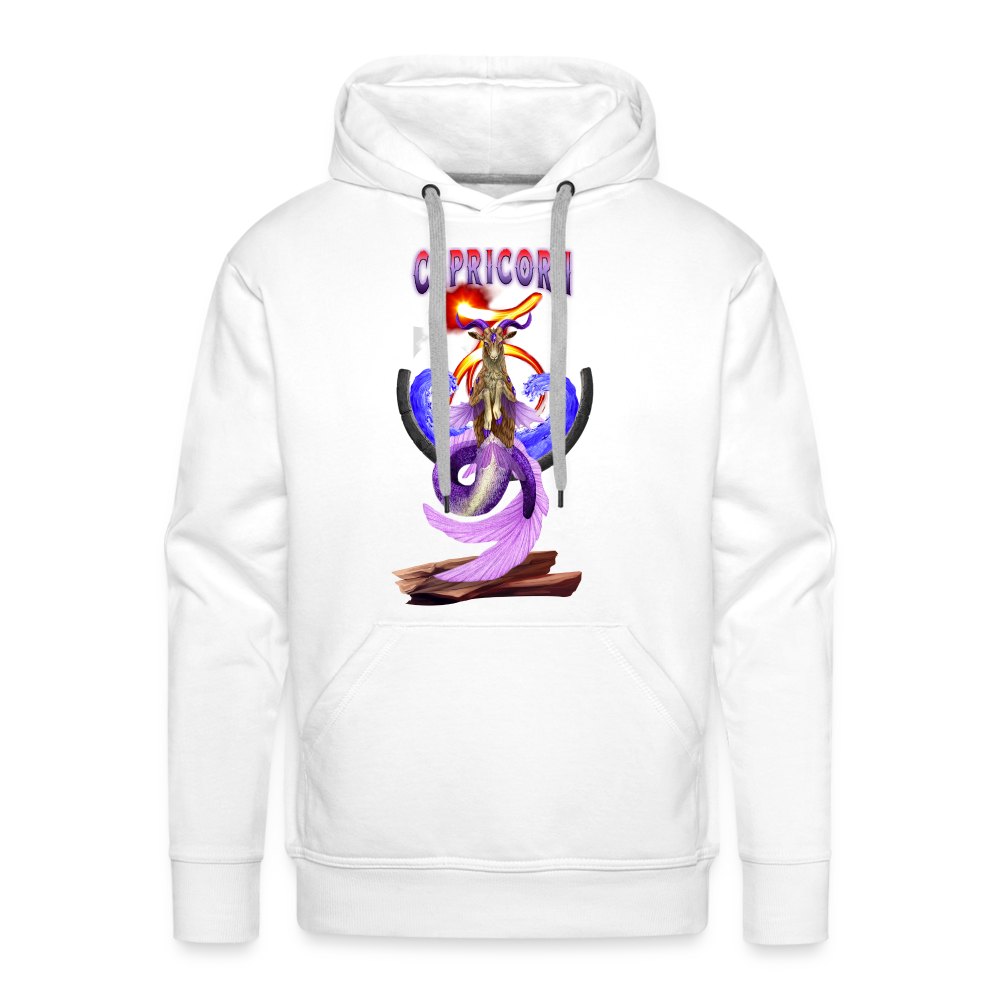 Men’s Astral Capricorn Premium Hoodie - white