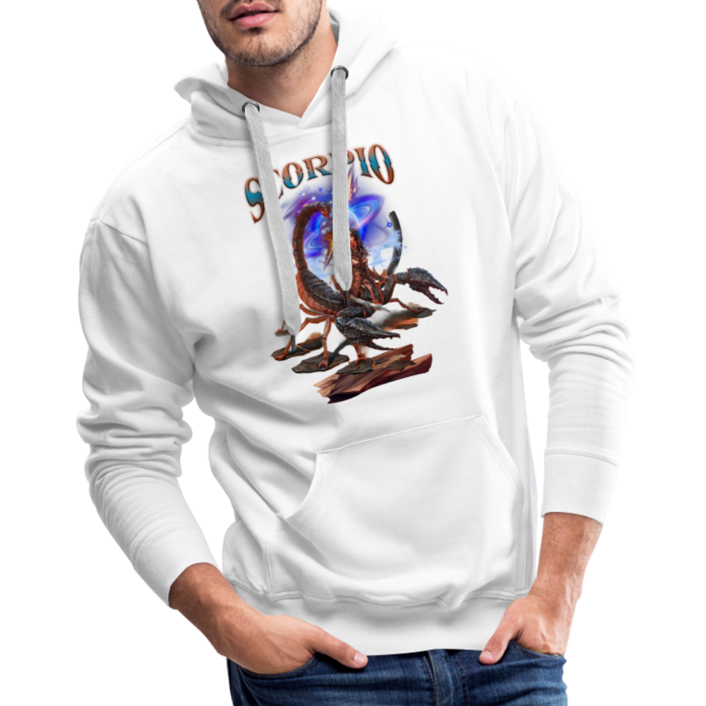 Men’s Astral Scorpio Premium Hoodie - white