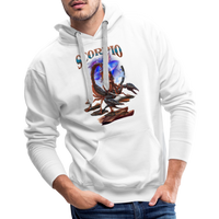 Thumbnail for Men’s Astral Scorpio Premium Hoodie - white