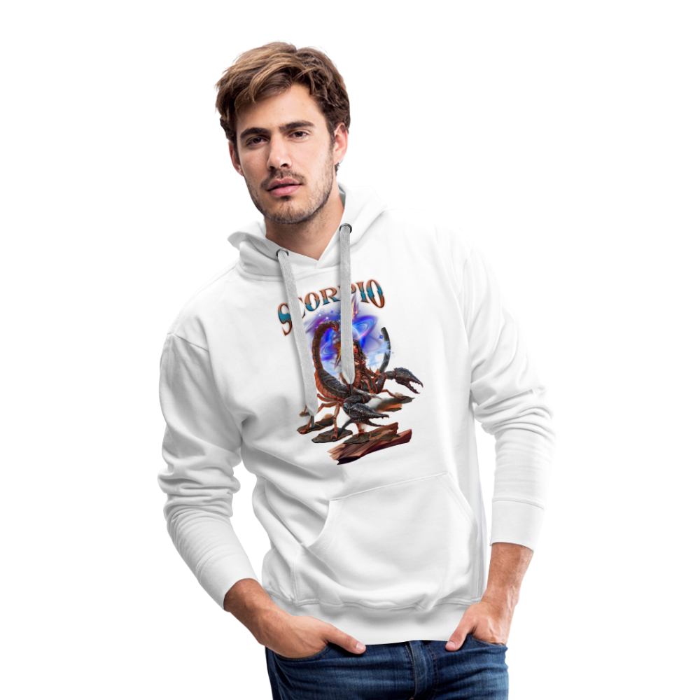 Men’s Astral Scorpio Premium Hoodie - white