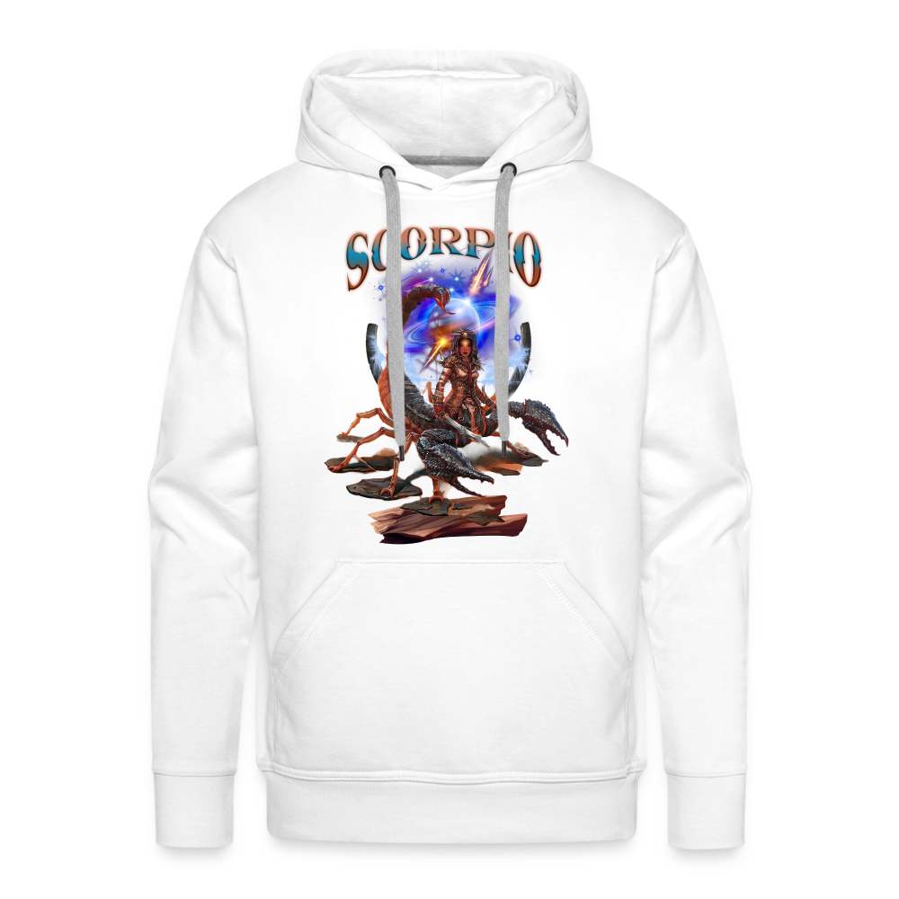 Men’s Astral Scorpio Premium Hoodie - white