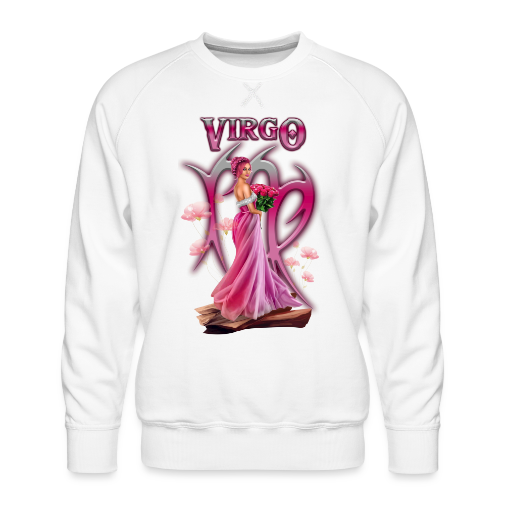 Men’s Astral Virgo Premium Sweatshirt - white