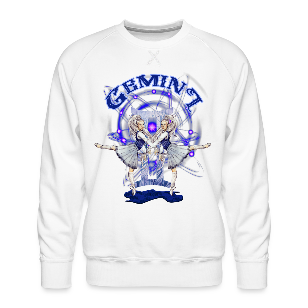 Men’s Astral Gemini Premium Sweatshirt - white