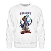 Thumbnail for Men’s Astral Aquarius Premium Sweatshirt - white