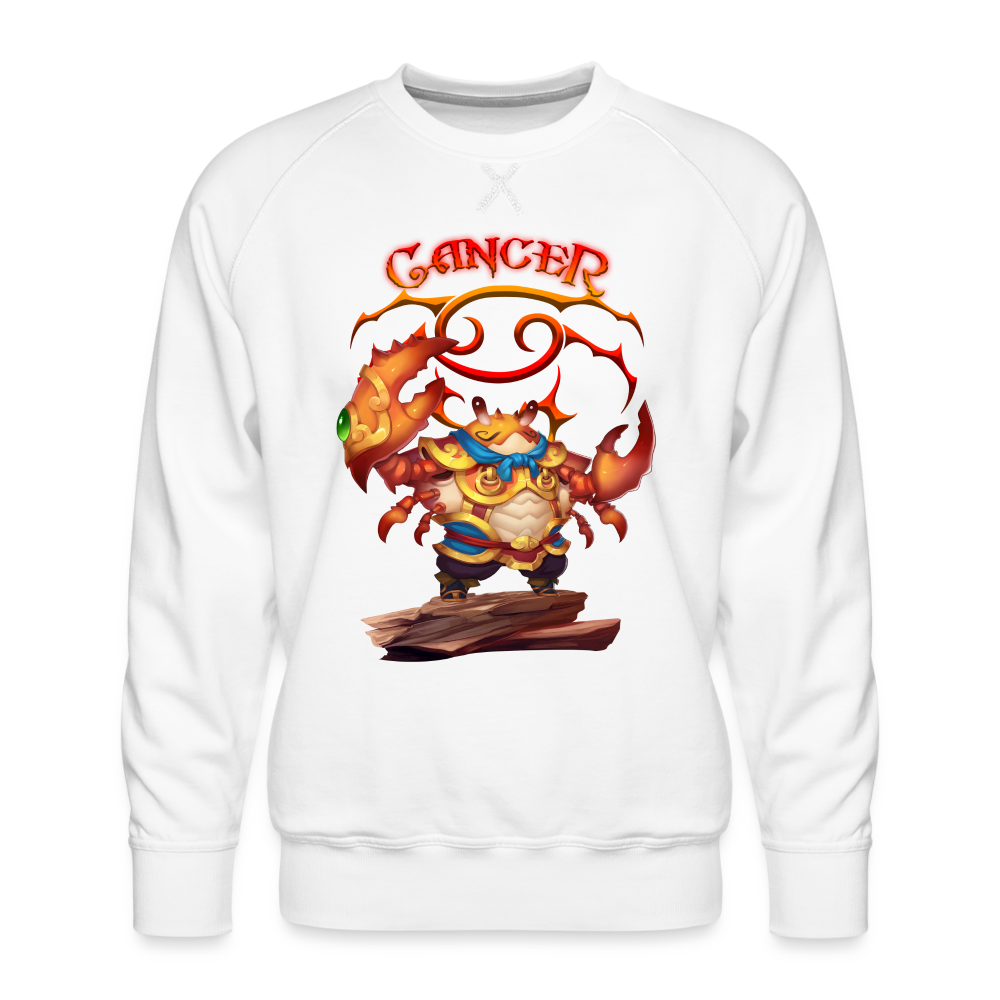 Men’s Astral Cancer Premium Sweatshirt - white