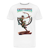 Thumbnail for Men's Astral Sagittarius Premium T-Shirt - white