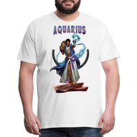 Thumbnail for Men's Astral Aquarius Premium T-Shirt - white