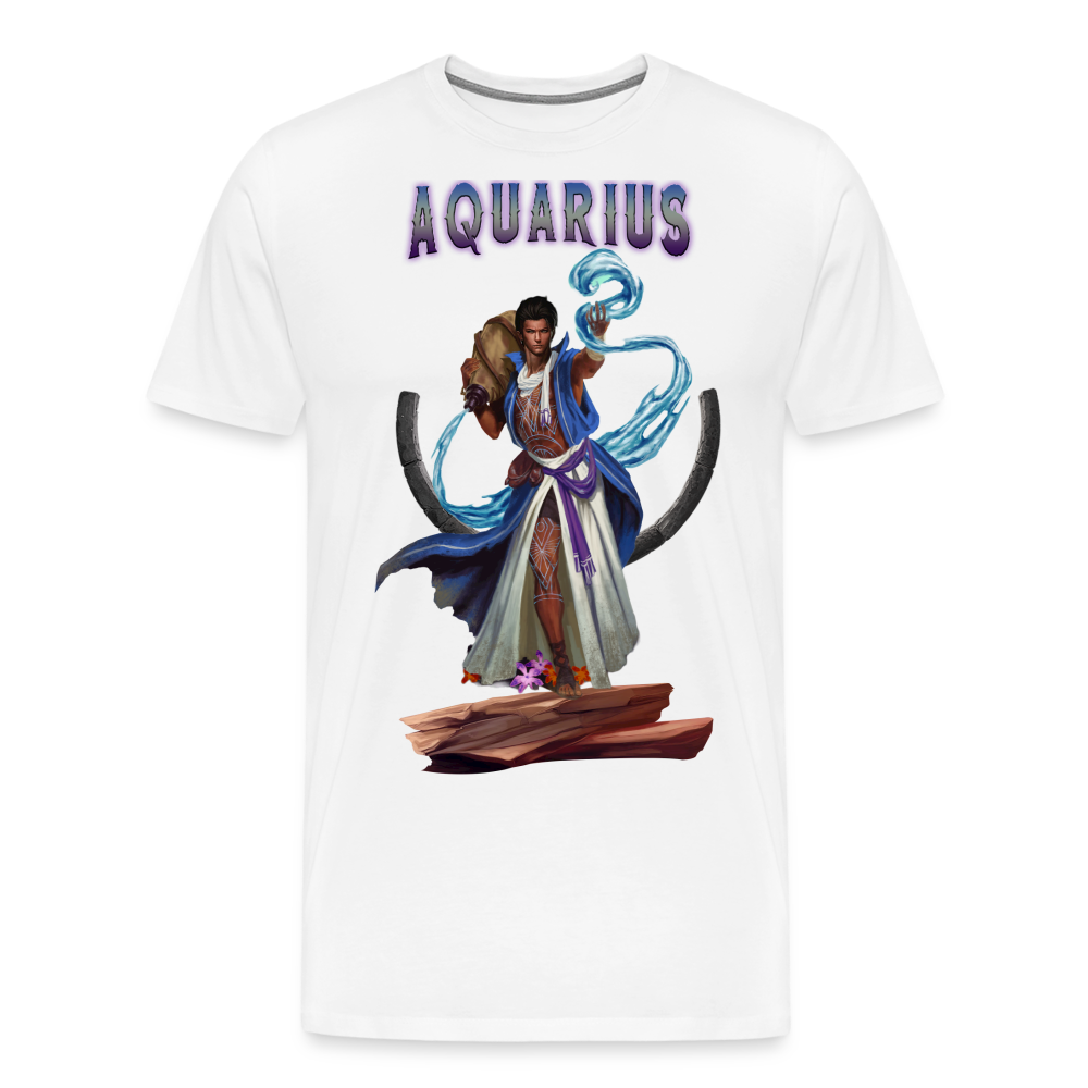 Men's Astral Aquarius Premium T-Shirt - white