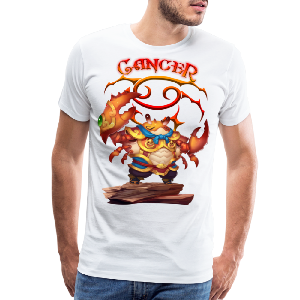 Men's Astral Cancer Premium T-Shirt - white