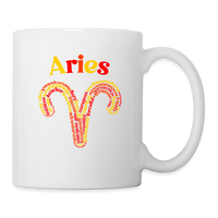 Thumbnail for Power Words Aries Coffee/Tea Mug - white