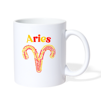 Thumbnail for Power Words Aries Coffee/Tea Mug - white