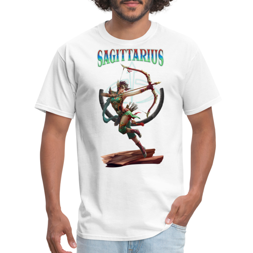 Men's Astral Sagittarius Classic T-Shirt - white