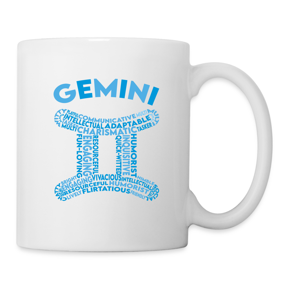 Power Words Gemini Coffee/Tea Mug - white