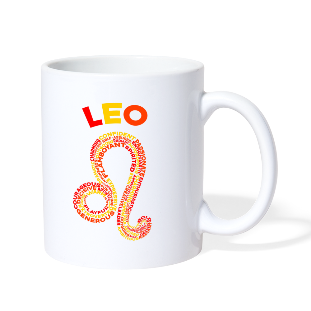 Power Words Leo Coffee/Tea Mug - white