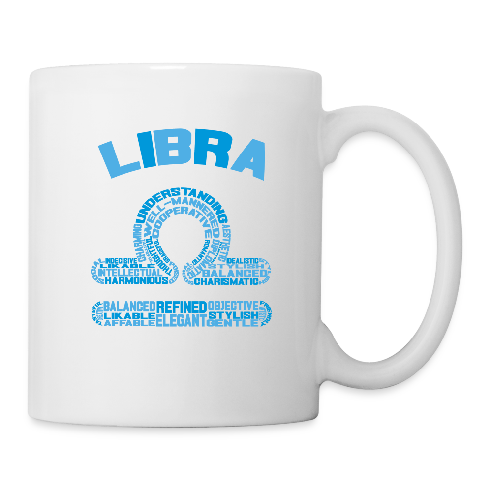 Power Words Libra Coffee/Tea Mug - white